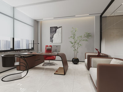 侘寂风董事长经理办公室