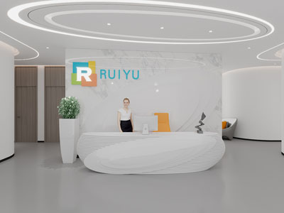 现代大堂前台接待区