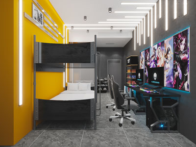 后现代电竞包房