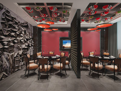 中式酒店包厢包间