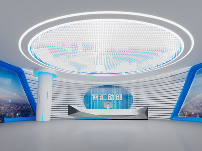 后现代大堂前台接待区