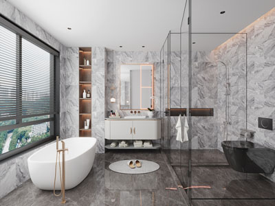 现代轻奢卫浴间