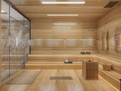 日韩汗蒸桑拿房3d模型 日韩汗蒸桑拿房