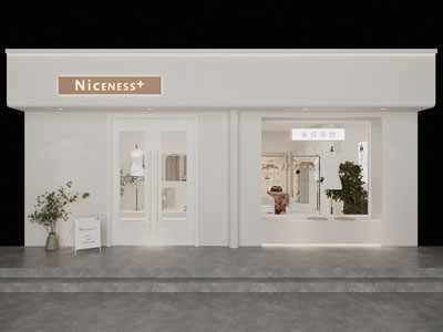 现代服装店门头