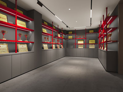 现代荣誉展厅展览