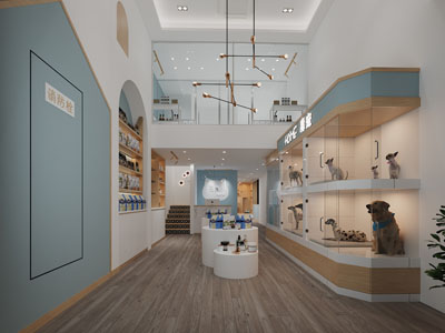 现代宠物用品专卖店