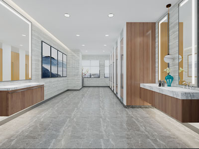 新中式公共卫生间