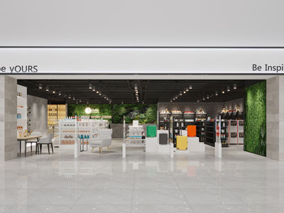 现代生鲜便利百货超市门头