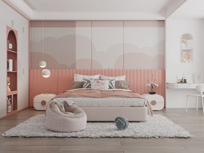 现代儿童房卧室