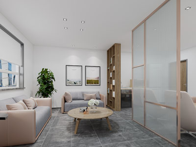 北欧休闲区、接待区