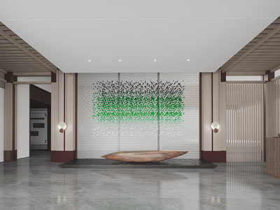 新中式大堂门厅