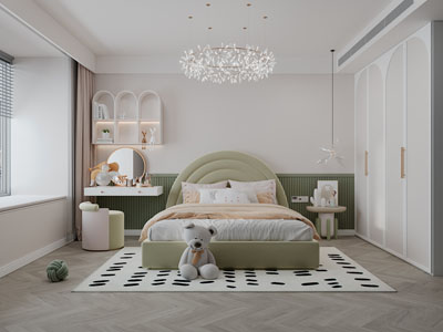 现代儿童房卧室