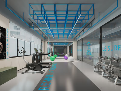 工业loft健身房