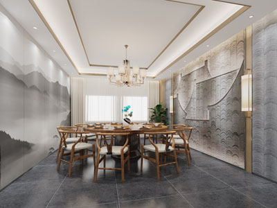 新中式酒店包厢包间