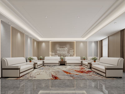 新中式贵宾室、接待厅