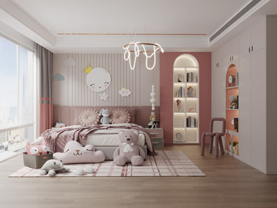 现代儿童房卧室