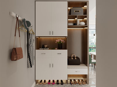 现代玄关鞋柜