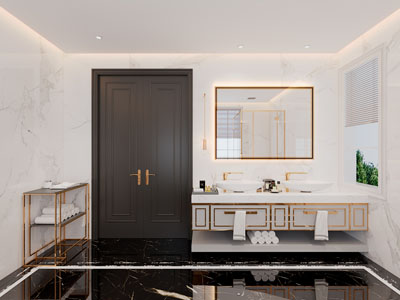 现代轻奢酒店卫浴间