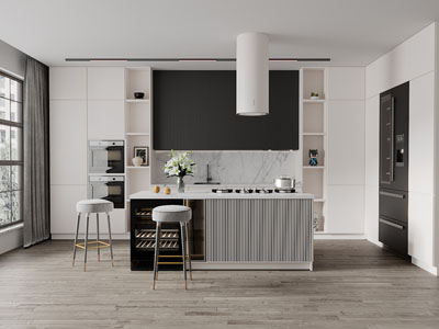 现代开放式厨房