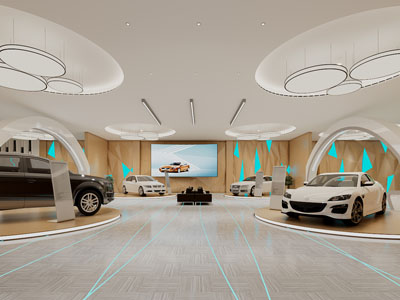 现代汽车展厅展览