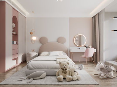 现代轻奢卧室、儿童房