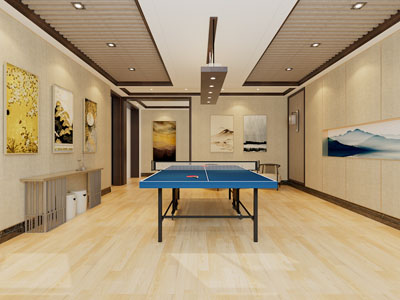 新中式乒乓球室