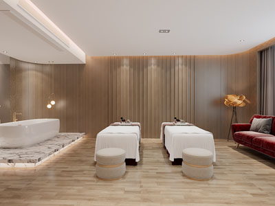 现代美容按摩spa会所3d模型 现代美容按摩spa会所