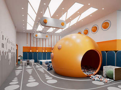 现代儿童娱乐区