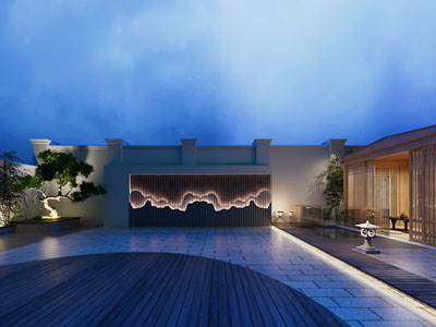 新中式庭院景观园艺小品