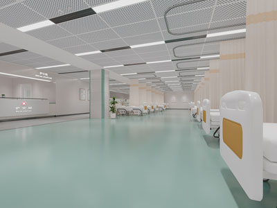 现代医院护士站、病房