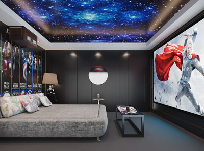 后现代视听室、影音室