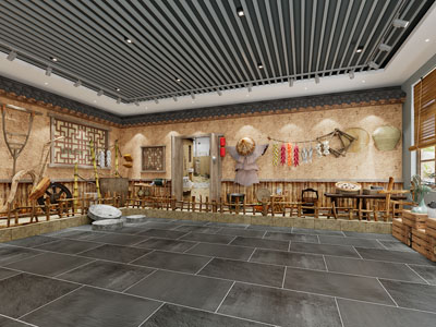 中式民宿民俗展厅展览