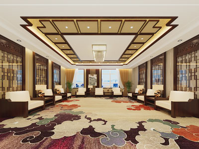 新中式贵宾室、接待厅