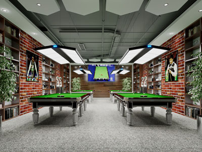 工业loft台球室