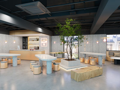 现代咖啡厅、咖啡店