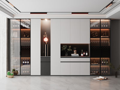 现代酒柜