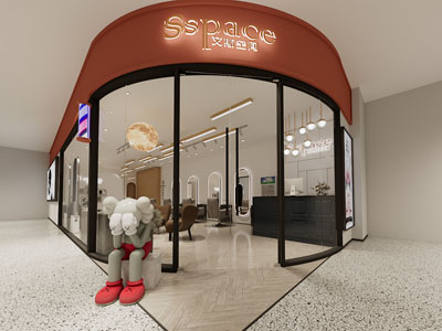 现代轻奢美容美发、理发店