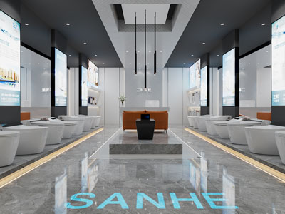 现代卫浴产品展厅展览