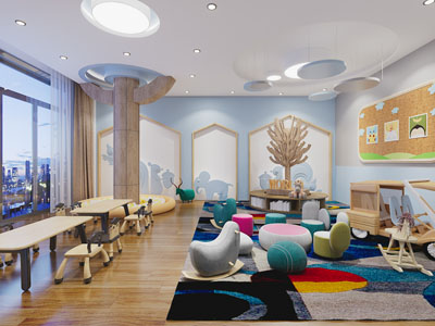 北欧幼儿园活动教室