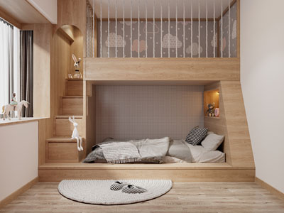 北欧儿童房、卧室