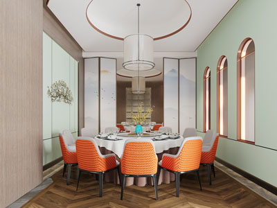 新中式酒店包厢包间