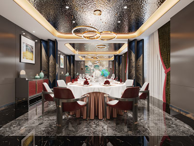 新中式酒店包厢包间