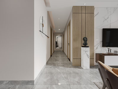 现代客厅走廊过道