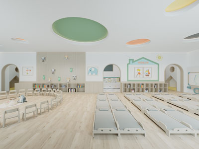 北欧幼儿园多功能教室