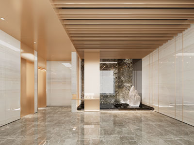 新中式大堂前台接待