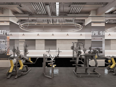 工业loft健身房