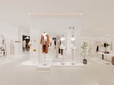 现代轻奢服装专卖店