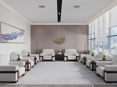 新中式贵宾室、接待厅