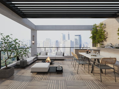 现代露台、阳台