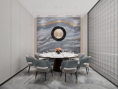 新中式酒店包厢包间